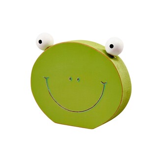 Holz Frosch Smile