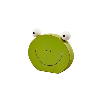 Holz Frosch Smile