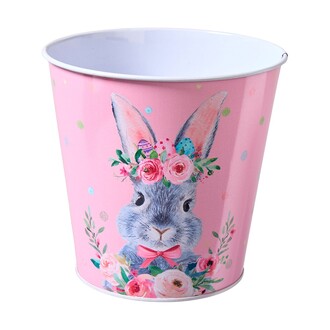 Metall Übertopf Blumenhase