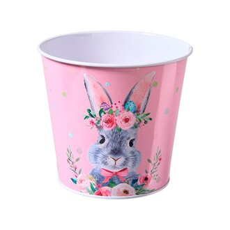 Metall Übertopf Blumenhase