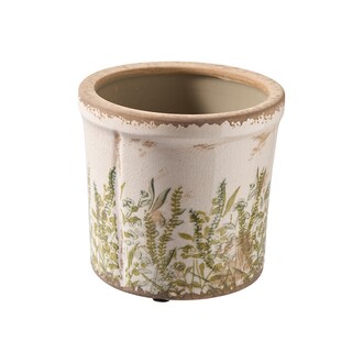 Keramik Übertopf Blütenfest