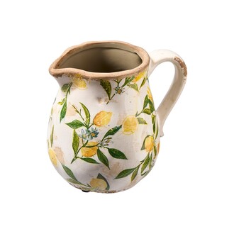 Keramik Krug Zitronenranke