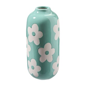 Keramik Vase Blüten