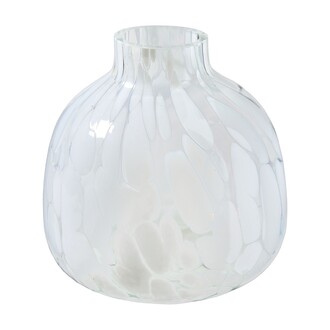 Glas Vase Tropfen/bauchig