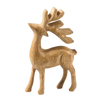 Holz Rentier Rudolf