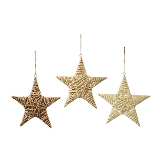 Metall Stern Papierkordel