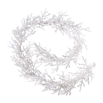 plastic garland Snow