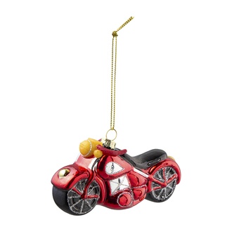 Glas Baumhänger Motorrad 