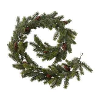 Kunststoff Tannengirlande Zapfen