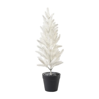 Kunststoff Tannenbaum Ice im Topf
