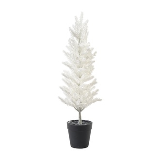 Kunststoff Tannenbaum Ice im Topf