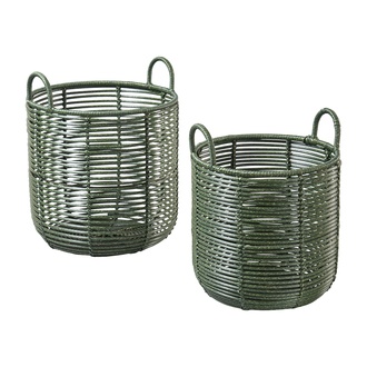 Polyrattan Korb Rope