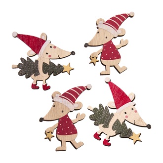 Holz Maus XMAS