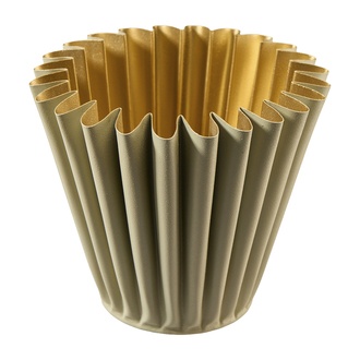 Metall Windlicht Plissee