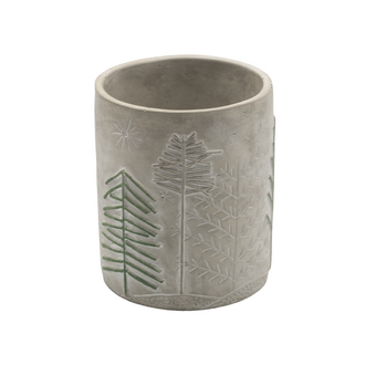 Keramik Vase Tannenbaum