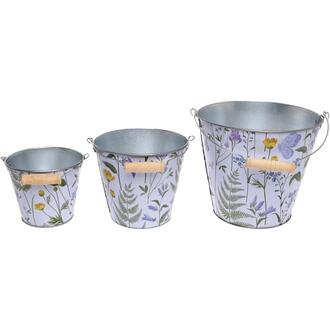 Zink Eimer Lavendeltraum