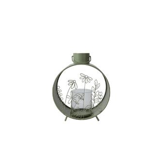 Metal Lantern Flowers