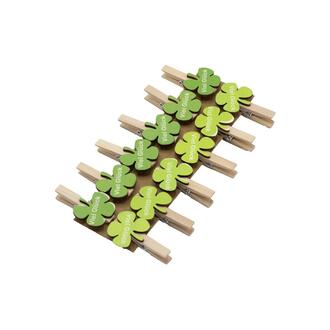 Holz Kleeblatt Viel Glück