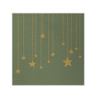 Weihnachtsserviette Sterne