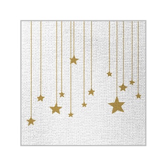 Weihnachtsserviette Sterne