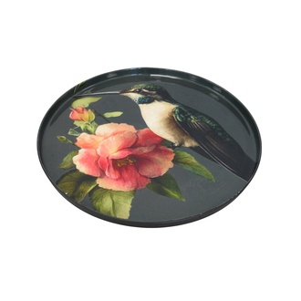 Metall Tablett Kolibri