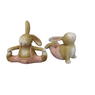 Polyresin Hase Sporty