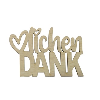Wood lettering Herzlichen Dank
