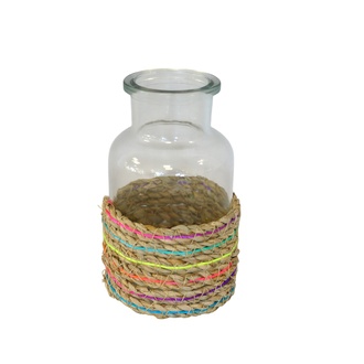 Glas Flasche Farbkordel