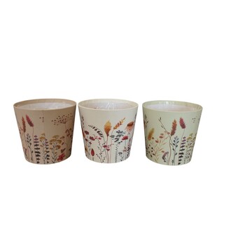 Papier Topf Blumenwiese