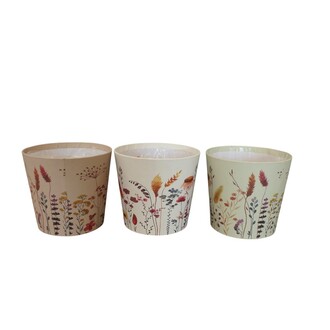 Papier Topf Blumenwiese