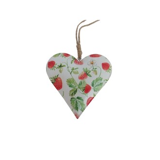 Metall Beerenherz Erdbeere