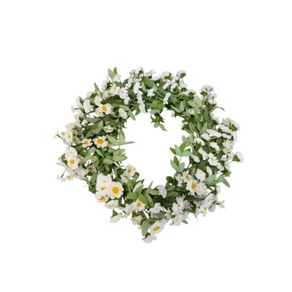 Kunststoff Blütenkranz Daisy