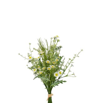 Kunststoff Blütenstrauß Gänseblümchen