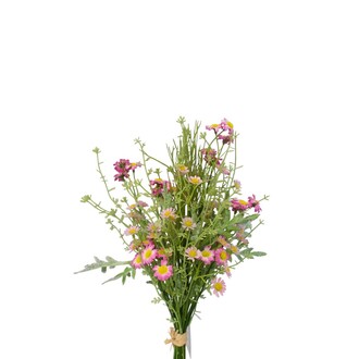 Kunststoff Blütenstrauß Gänseblümchen