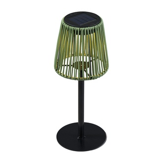 Metall Tischlampe Plastikkordel/Solar