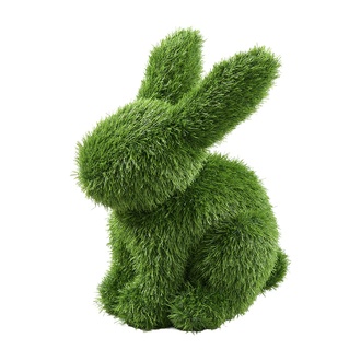 Kunststoff Grastier Hase/sitzend