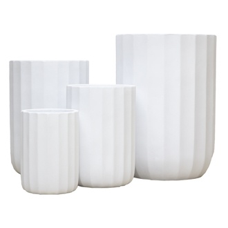 Clayfibre Übertopf Flori/Streifen