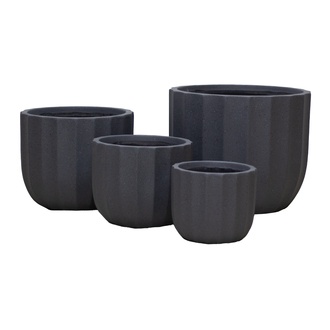 Fibre d'argile Planteur Flori/Rayures