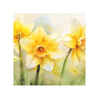 Osterserviette Osterglocke