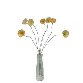 Kunststoff Mohn Bundle/x7