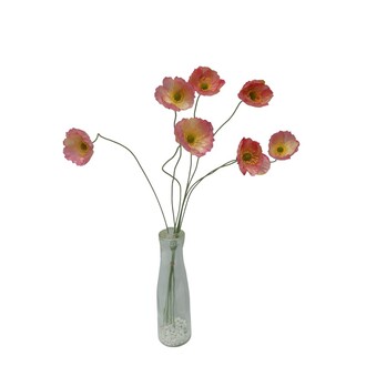 Kunststoff Mohn Bundle/x7