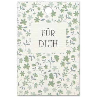 Papier Geschenkanhänger Für Dich