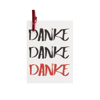 Karte Danke