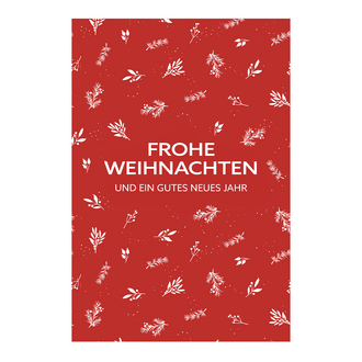 Weihnachtskarte Frohe Weihnachten