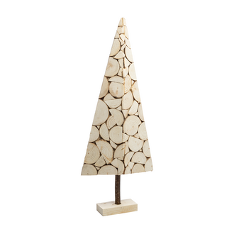 Holz Tannenbaum Schmal