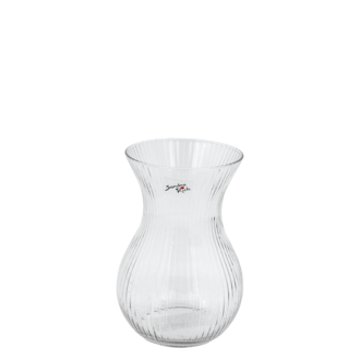 Glas Vase Classic Belly Stripes
