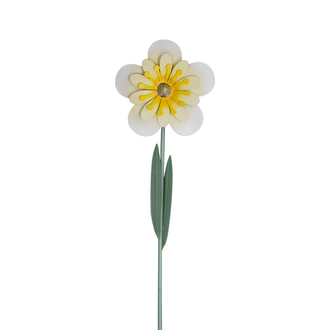 Metall Gartenstecker Blume