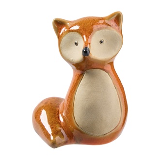 Keramik Fuchs sitzend