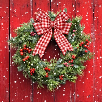 Weihnachtsserviette Türkranz