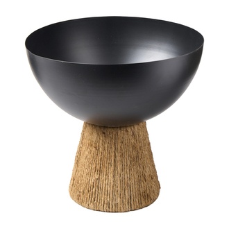 Metall Schale Juteband
